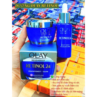 KEM VÀ SERUM DƯỠNG DA OLAY RETINOL 24