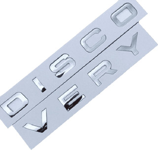 Tem Discovery trang trí xe ô tô chữ nổi 3D mạ crom