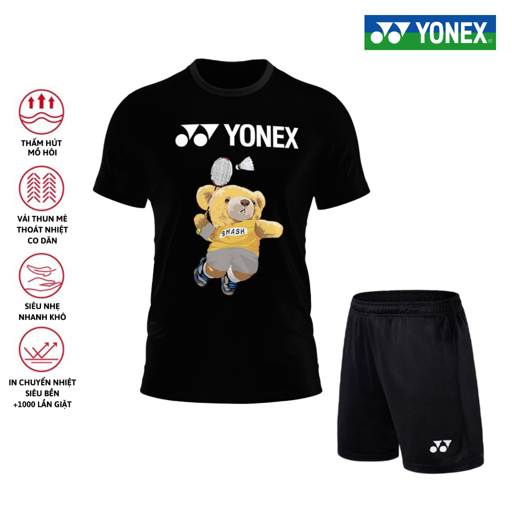 Áo cầu lông, quần cầu lông Yonex chuyên nghiệp mới nhất sử dụng tập luyện và thi đấu cầu lông M4S32