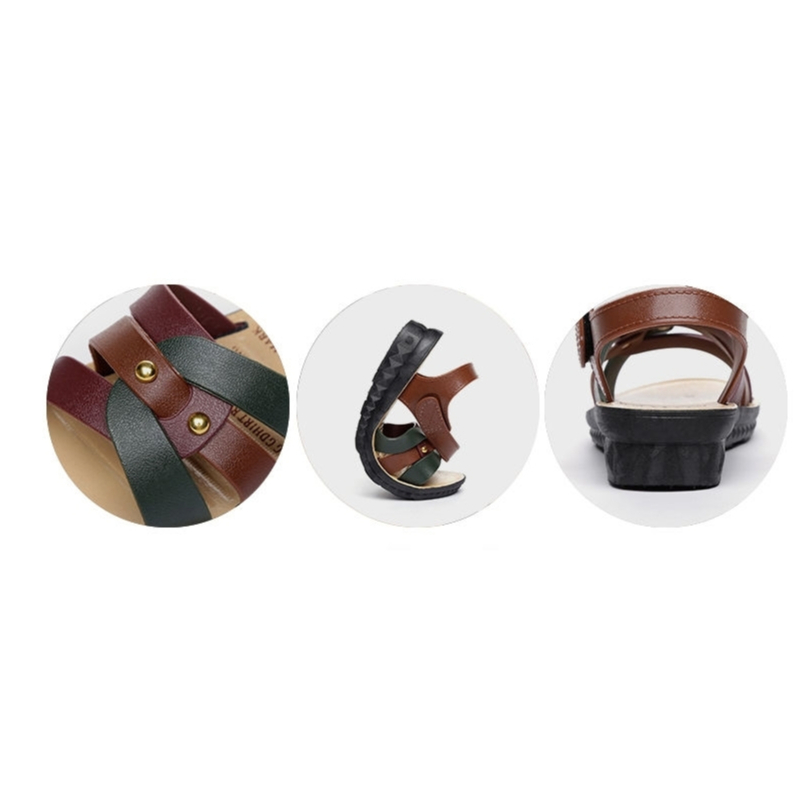 DÉP SANDAL QUAI NHỰA DẺO ĐẾ CAO SU NỮ CAO 3CM