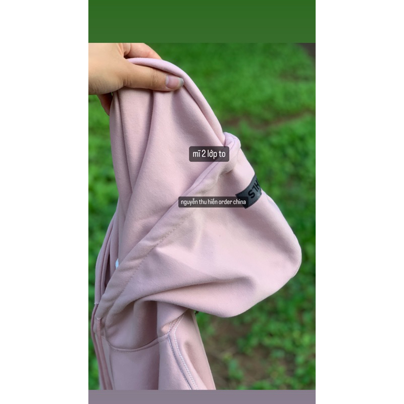 Áo hoddie nỉ bông hàng QC