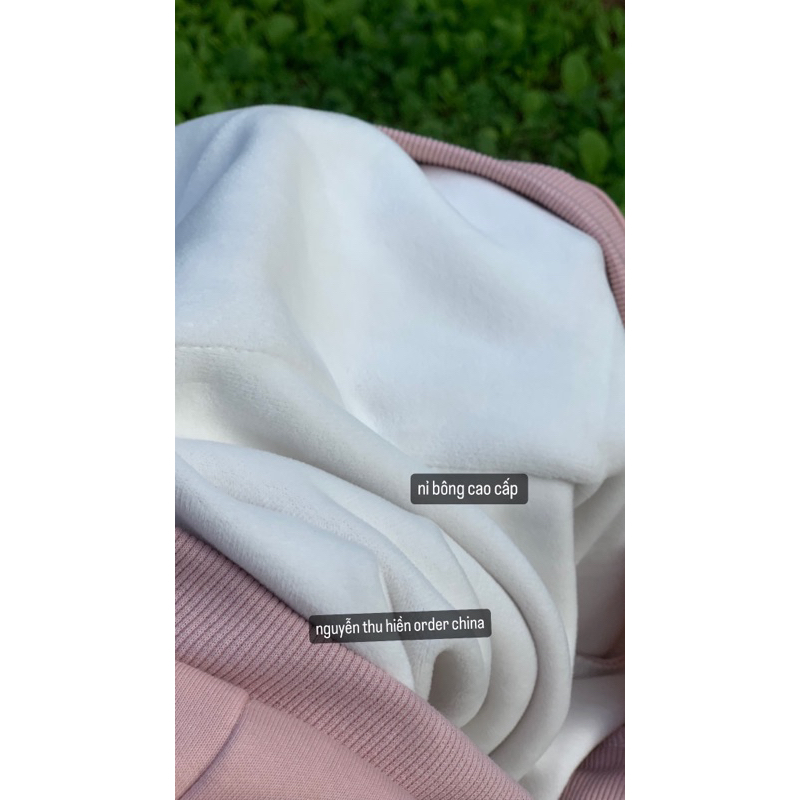 Áo hoddie nỉ bông hàng QC