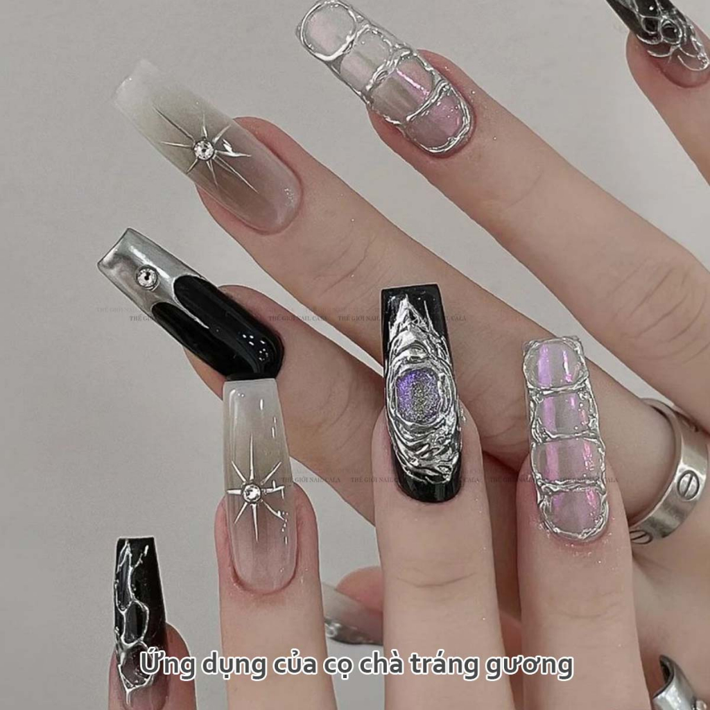 Cọ silicol chà tráng gương - cọ chà silicol thay thế các loại bông mút, sạch sẽ dễ lau chùi có nắp đậy