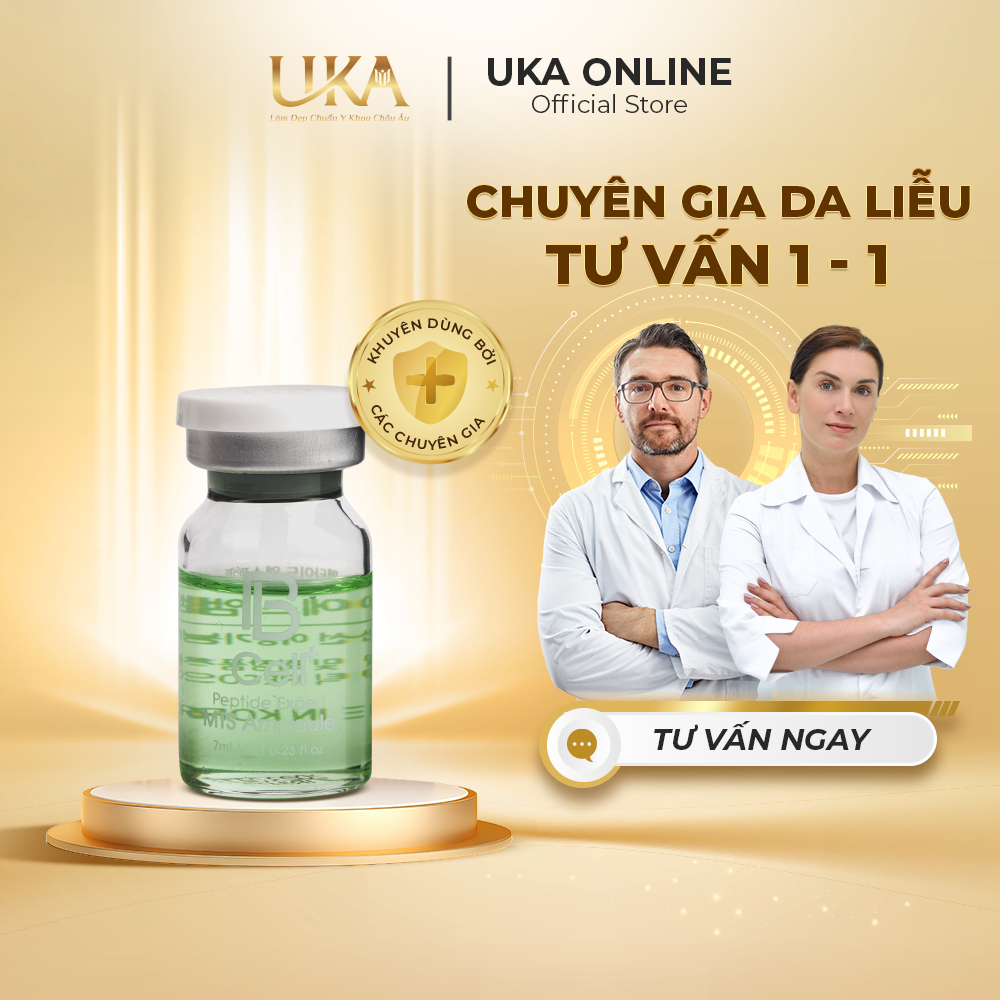Tế bào gốc nuôi dưỡng,phục hồi và tái tạo dành, căng bóng da Bcell + Peptide Expert MTS Ampoule 7ml