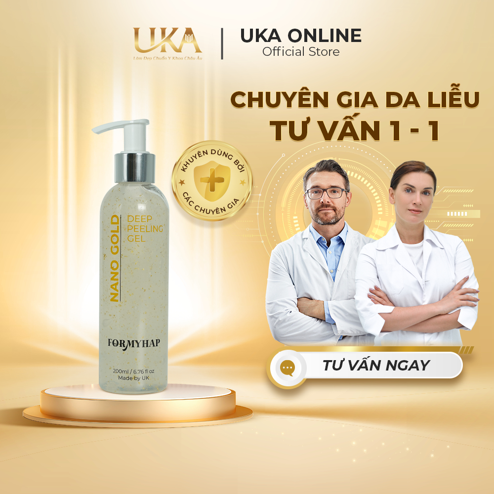 Gel Tẩy Tế Bào Chết Nano Gold FORMYHAP 200ml SẠCH TRONG – LÁNG MỊN – SÁNG BÓNG