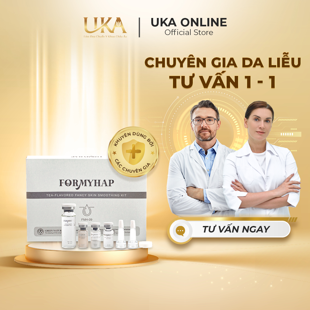 Bộ Tế Bào Gốc Dưỡng Ẩm Làm Sáng Mịn Da Tea- Flavored Fancy Skin Smoothing Kit FORMYHAP 09 10ml