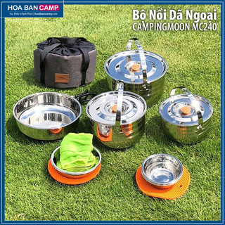 Bộ nồi dã ngoại campingmoon mc240 | 6-8 người