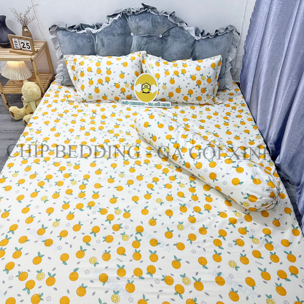 BỘ GA GỐI COTTON POLY 4 MÓN ĐỦ KÍCH THƯỚC