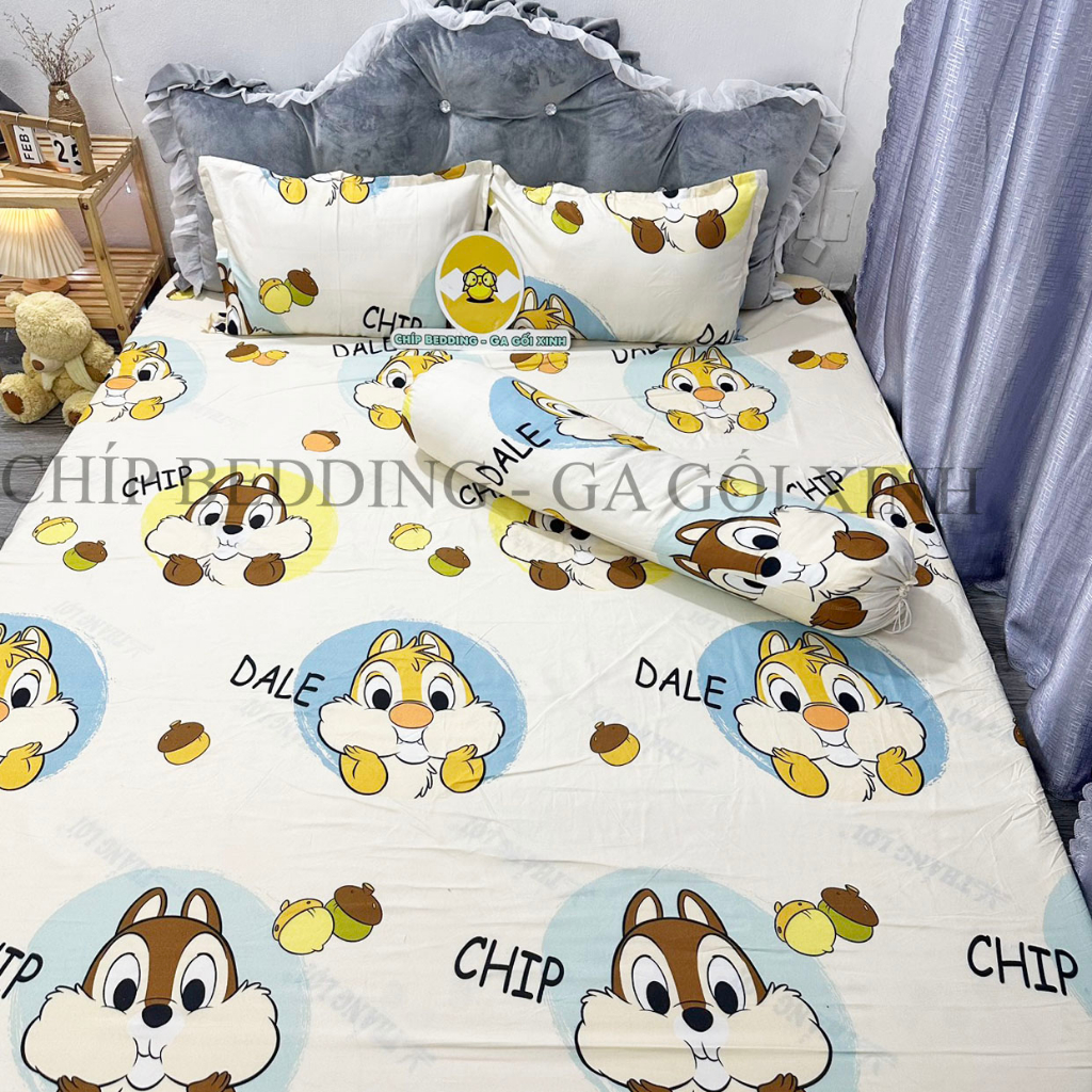 BỘ GA GỐI COTTON POLY 4 MÓN ĐỦ KÍCH THƯỚC