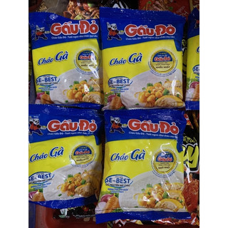 10 gói cháo gấu đỏ 50g cháo gà