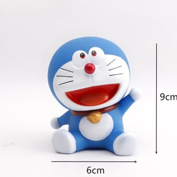 Mô Hình Doraemon Trang Trí Sinh Nhật, Decor Phòng, Góc làm việc, Trang Trí Bánh Kem, Bánh Sinh Nhật