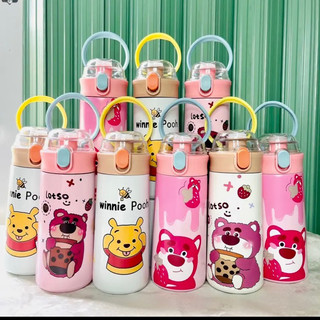 Bình giữ nhiệt cute 500ml kèm ống hút