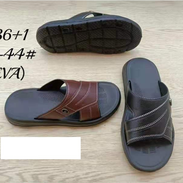 DÉP QUAI NGANG NAM ĐẾ XỐP SIÊU NHẸ QUAI GIẢ DA