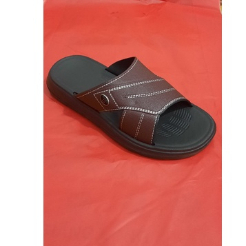 DÉP QUAI NGANG NAM ĐẾ XỐP SIÊU NHẸ QUAI GIẢ DA