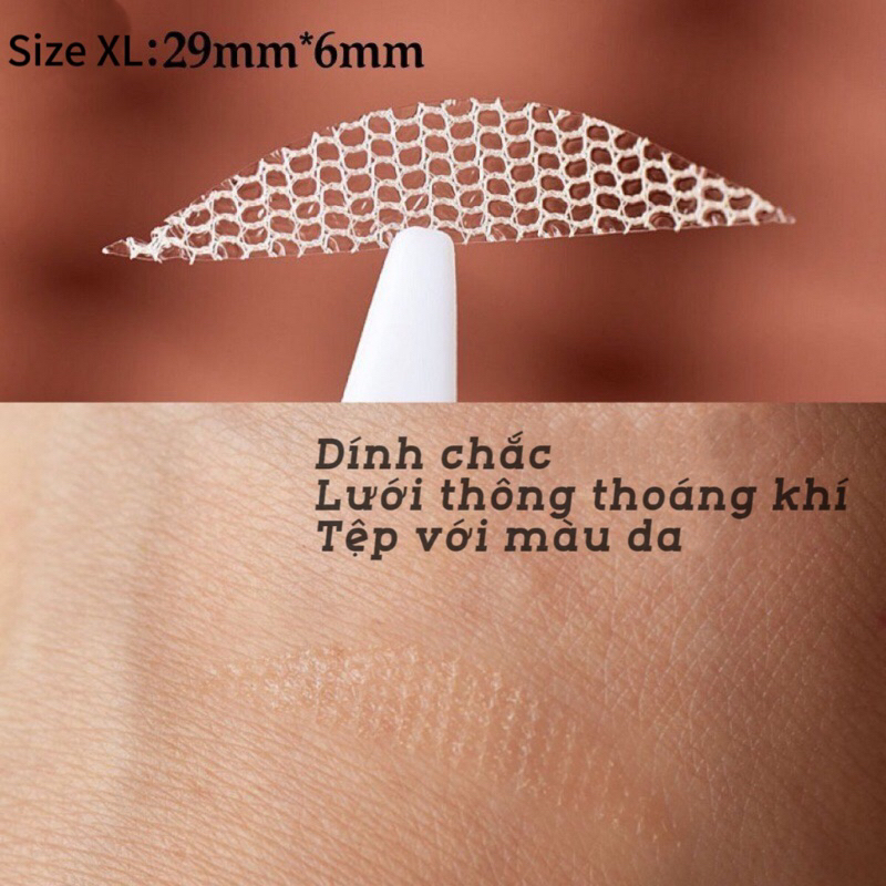 Kích mí lưới tàng hình size lớn dán bằng nước