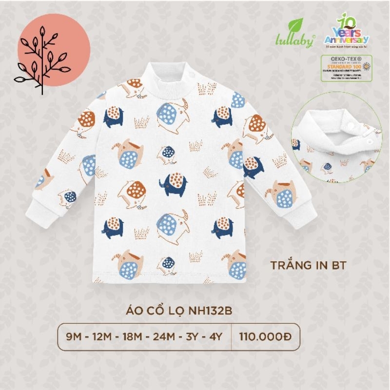 Bộ sưu tập áo cổ lọ Lullaby cho bé trai, bé gái