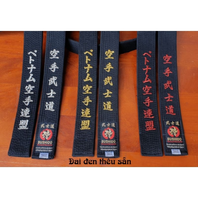 ĐAI ĐEN CAO CẤP THƯƠNG HIỆU BUSHIDO