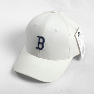 Mũ Nón lưỡi trai MLB Unisex chất liệu vải Kaki logo B White , nón lưỡi trai Thời Trang, Thể Thao