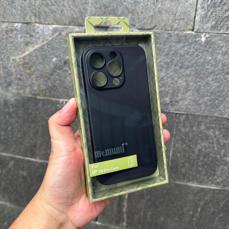 ⚡️CHÍNH HIỆU MEMUMI SIÊU MỎNG BẢO VỆ CAMERA ⚡️ ỐP LƯNG IPHONE 15 PRO / 15 PRO MAX 0.3MM