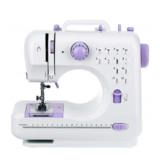 Máy may mini gia đình tích hợp 12 kiểu may có vắt sổ - chính hãng fuzy