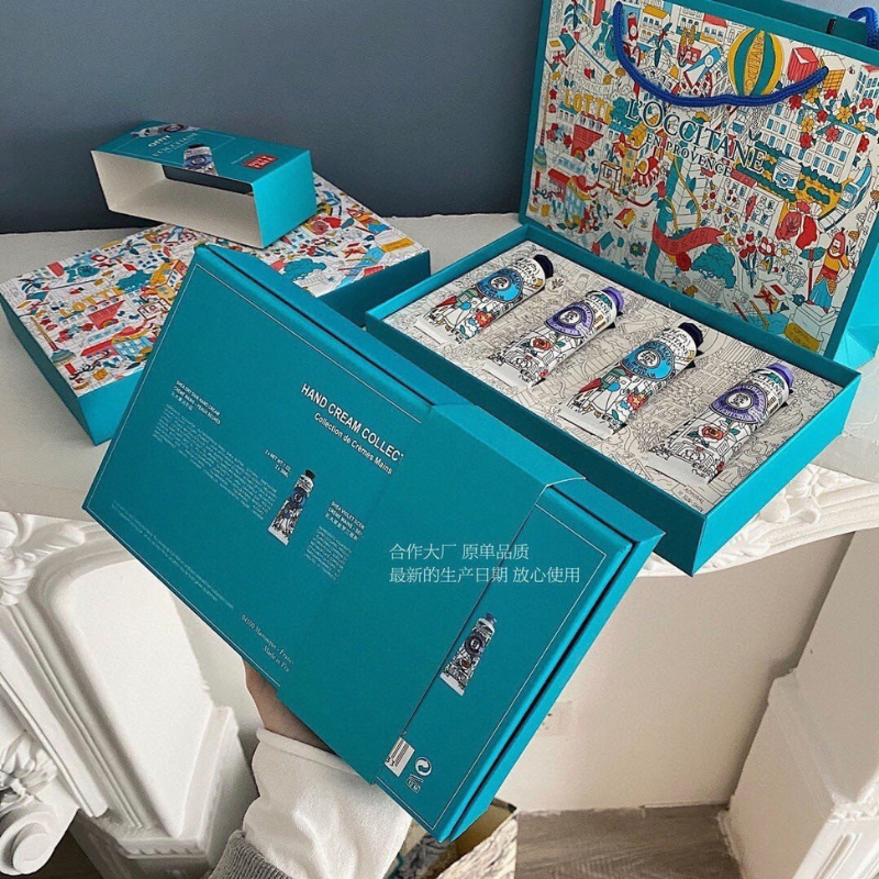 Kem dưỡng da tay hộp 4 tuýp 30ml dưỡng da tay mềm mịn căng mướt thơm nước hoa HCOM315