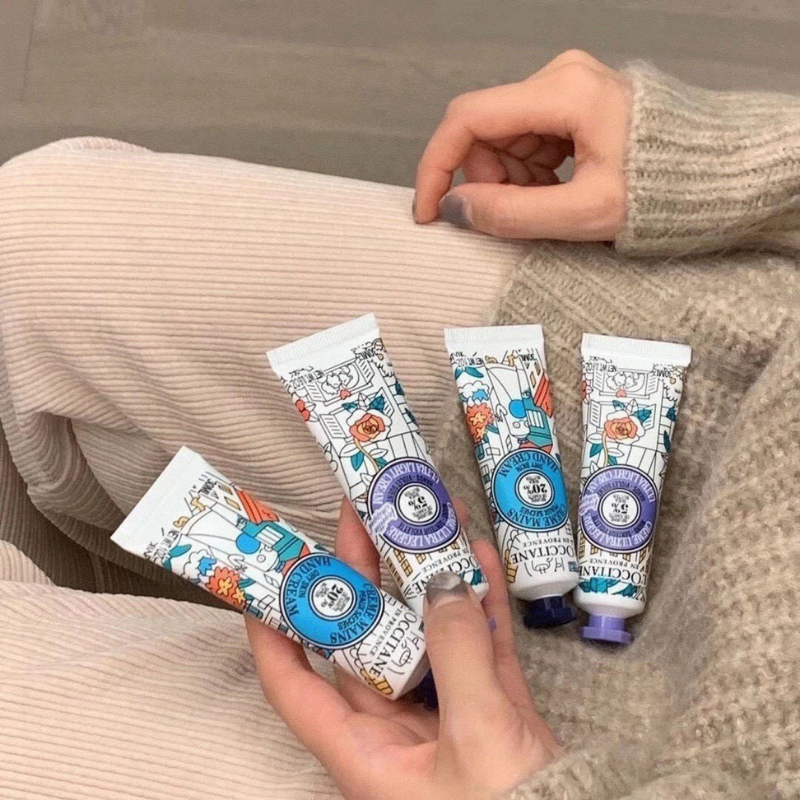 Kem dưỡng da tay hộp 4 tuýp 30ml dưỡng da tay mềm mịn căng mướt thơm nước hoa HCOM315