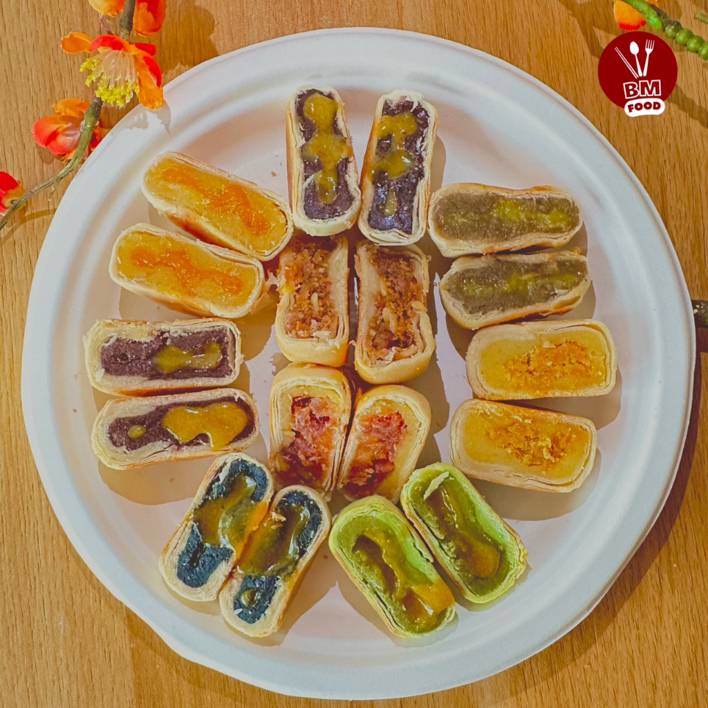 Bánh Pía Kim Sa Đủ 12 Vị Mới Siêu Hot - Bánh Mini 40g- Tân Huê Viên