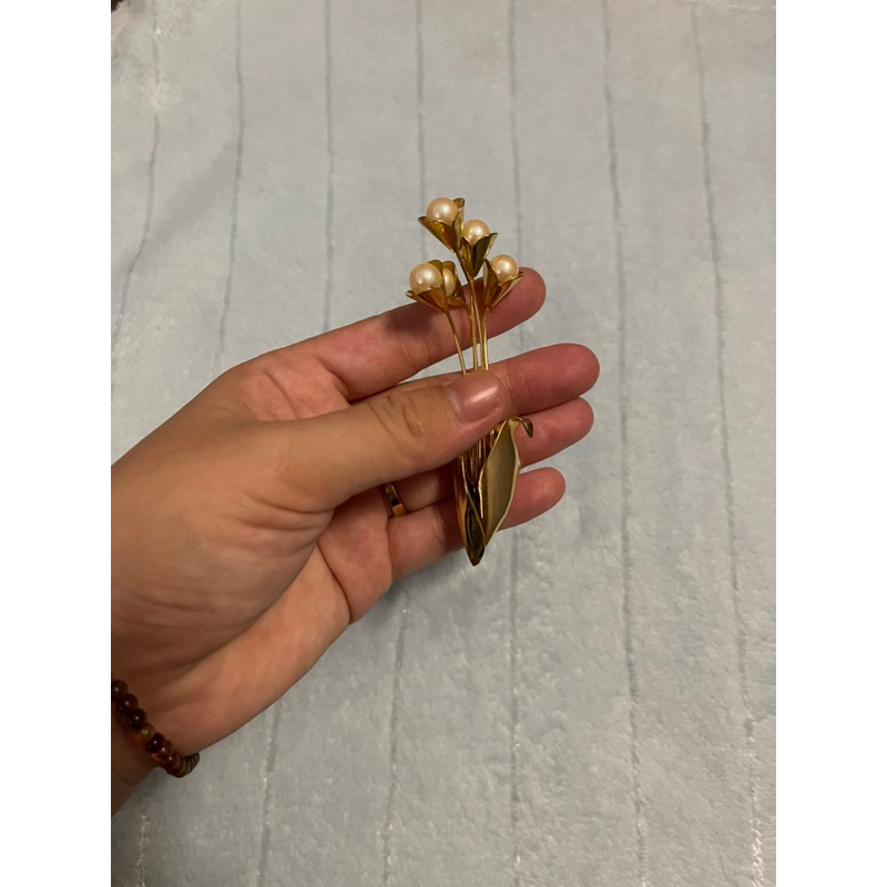 🪼🪼🪼ghim cài áo hình bông hoa ngọc xinh xắn hàng si nhật dành cho nữ🪼🪼🪼