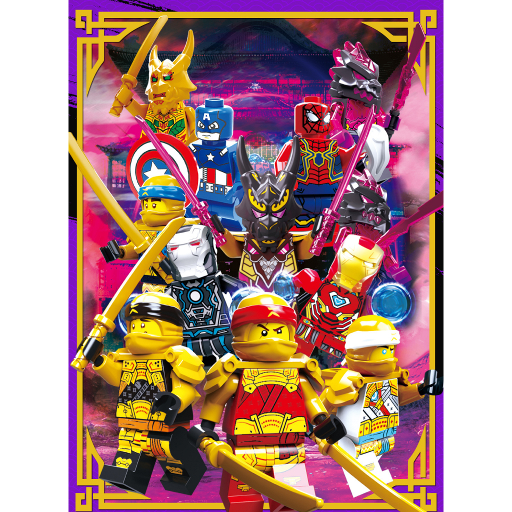 Đồ chơi lắp ráp GACHA Minifigures bí ẩn DL999 - Đồ chơi xếp hình Minifigure ngẫu nhiên