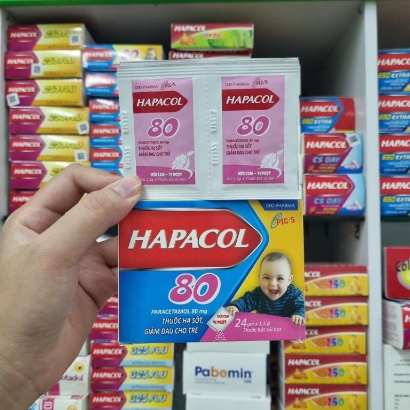 ✅ Hapacol 80mg - 150mg - 250mg