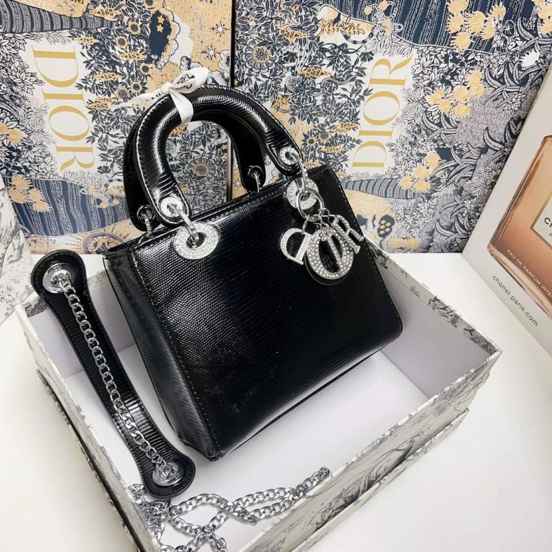 TÚI DI OR VUÔNG DA KÌ NHÔNG THỜI TRANG FULL BOX