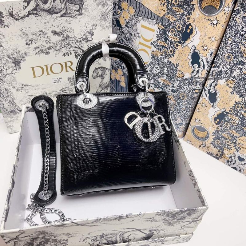 TÚI DI OR VUÔNG DA KÌ NHÔNG THỜI TRANG FULL BOX