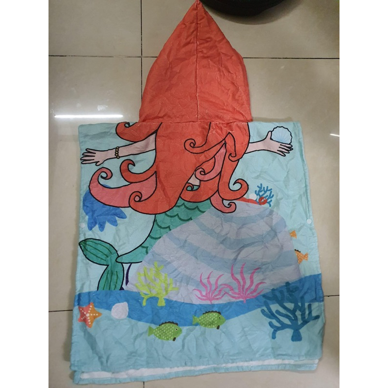 Choàng tắm nàng tiên cá hàn quốc cho bé