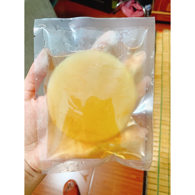 Scoby + nước mồi làm trà Kombucha