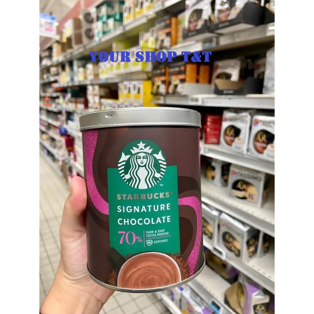 Bột cacao Starbuck Chocolate Signature 42% và 70% thơm ngon, dễ uống, ai cũng thích