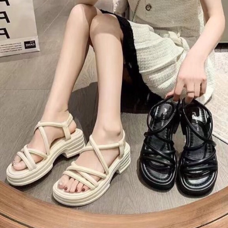 Sandal quai dây chéo Quảng châu