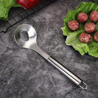 Thìa inox nặn thịt viên ,thìa nặn mọc, thịt cá viên chất liệu inox tiện lợi