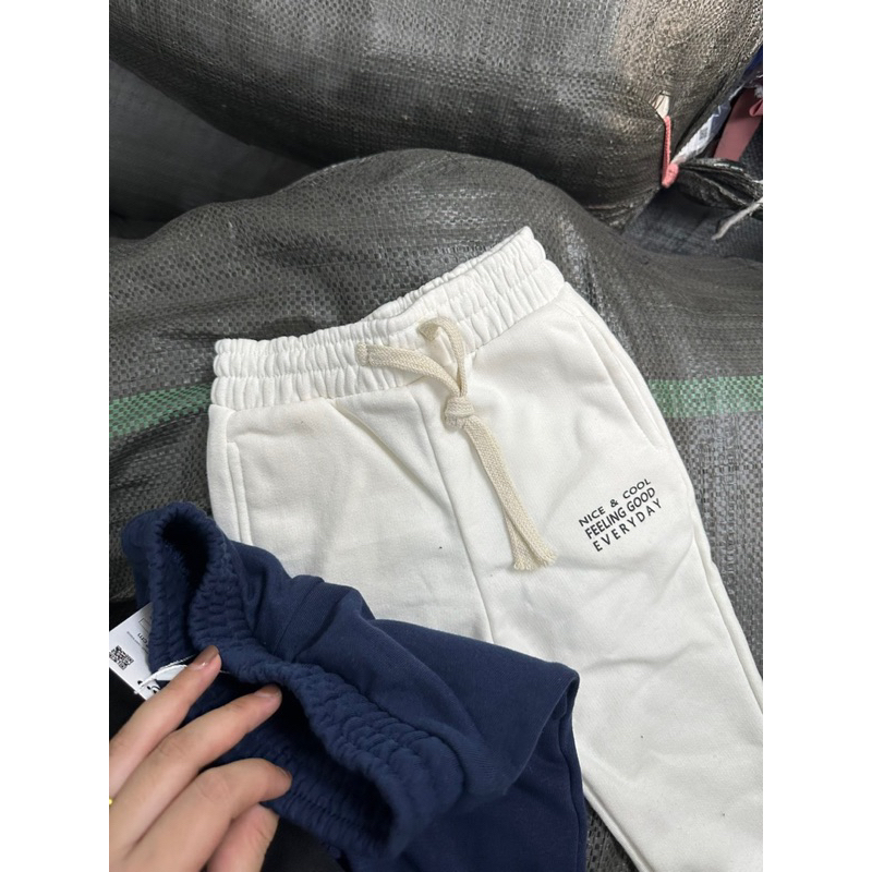 Set 3 quần nỉ da cá Za.ra cho bé trai siêu đẹp size từ 12-24 cân