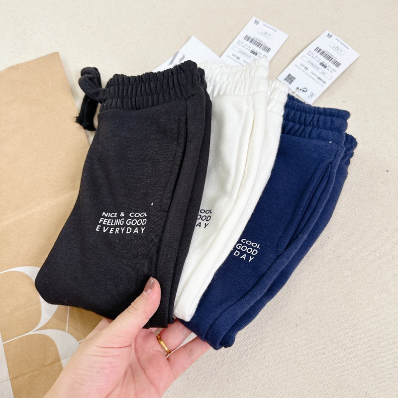 Set 3 quần nỉ da cá Za.ra cho bé trai siêu đẹp size từ 12-24 cân