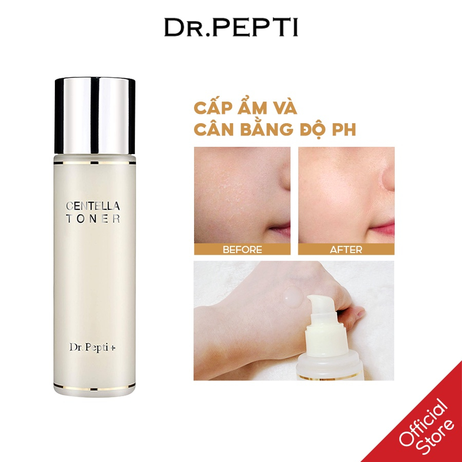 Nước hoa hồng se khít lỗ chân lông, phục hồi tế bào da Dr.Pepti Centella Toner 180ml | BigBuy360 - bigbuy360.vn