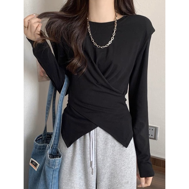 ÁO ZIP VẠT LỆCH DÀI TAY