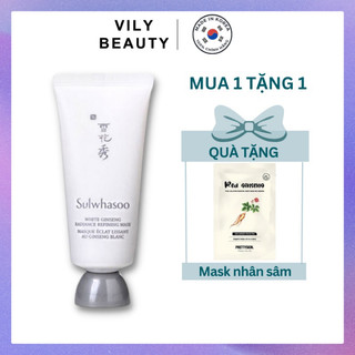 Mặt nạ Bạch Sâm dưỡng trắng sáng và tẩy tế bào chết Sulwhasoo White Ginseng Radiance Refining Mask 35ml