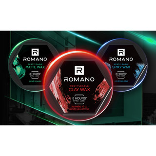 Sáp tạo kiểu giữ nếp tóc Romano Restyleable Wax 68g/hộp