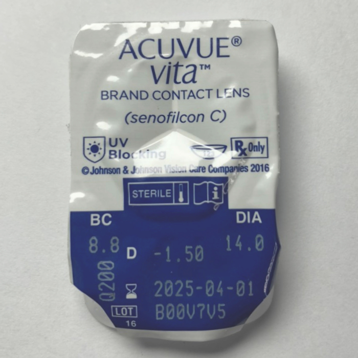 1piece kính áp tròng 1 tháng Acuvue Vita 1-Month Johnson&Johnson