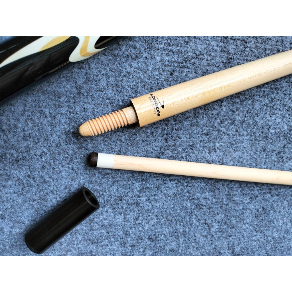 Cơ bida líp, 3 băng Longoni CUEELF ren gỗ