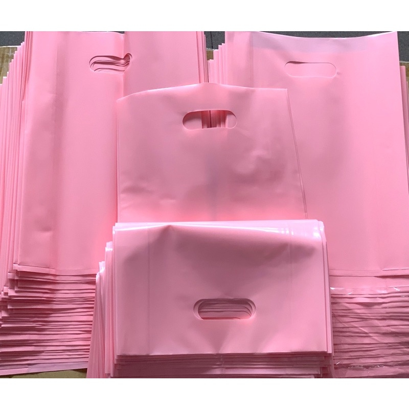 Túi Nilong HD DẺO HỘT XOÀI 200gram - 500gram - Túi HD Hồng Pastel Hàng Bóng Đẹp Dẻo và Dai