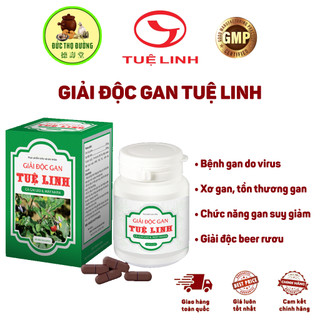 Giải Độc Gan Tuệ Linh - Hộp 60 viên - Bảo vệ & phục hồi gan, giảm men gan, Viêm gan virus, viêm gan B mạn tính