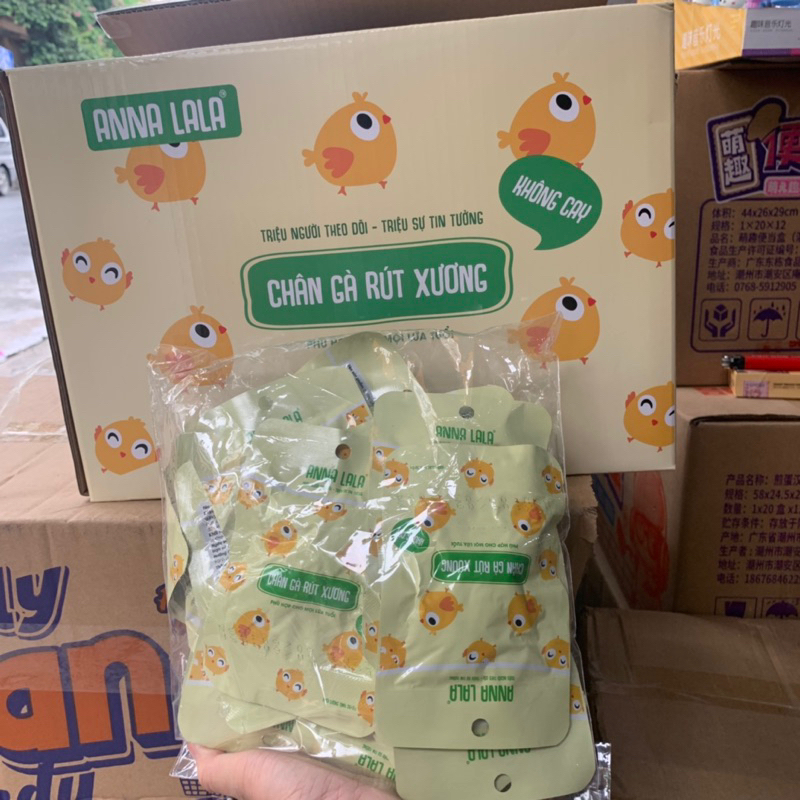 Chân Gà Rút Xương Ann nana 1 Bịch 20 Chiếc Dành cho các em ( vị không cay )