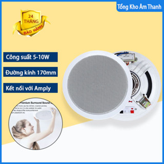 [Cực Sốc] Loa âm trần 5-10W Bass sâu tresst sáng dành cho spa - cafe - nhà hàng - cửa hàng quần áo