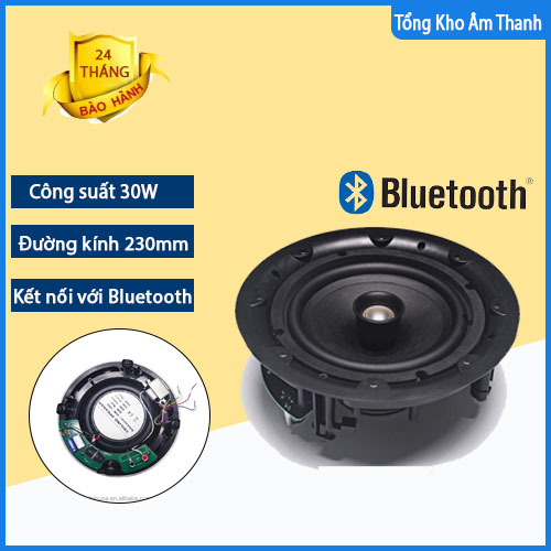 Loa Âm Trần Bluetooth, Wifi Kết Nối Không Dây Nghe Nhạc Hay Cho Quán Cafe, Nhà Hàng, Spa, Shop,